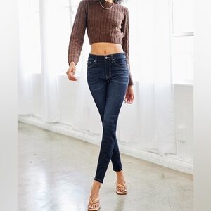 👖✨ KanCan High Rise Dark Wash Skinny Jeans Size 27 Stretch Denim
